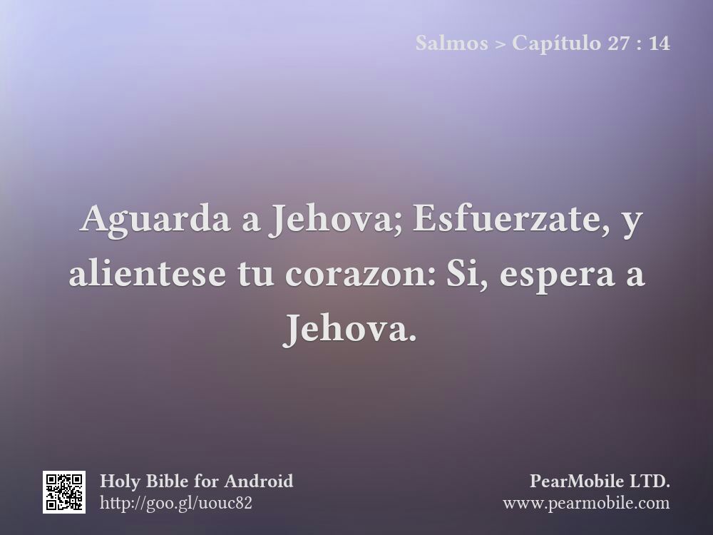 Salmos, Capítulo 27:14